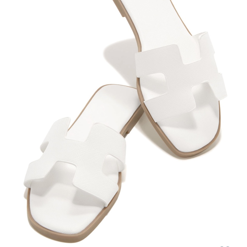 White Summer Sandals